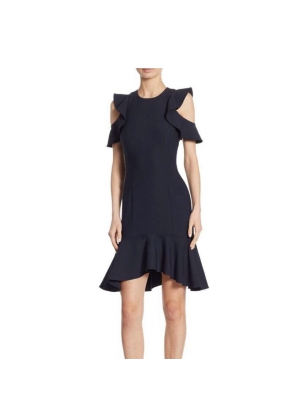 Anthro l Cinq A Sept Ruffle Dress‎